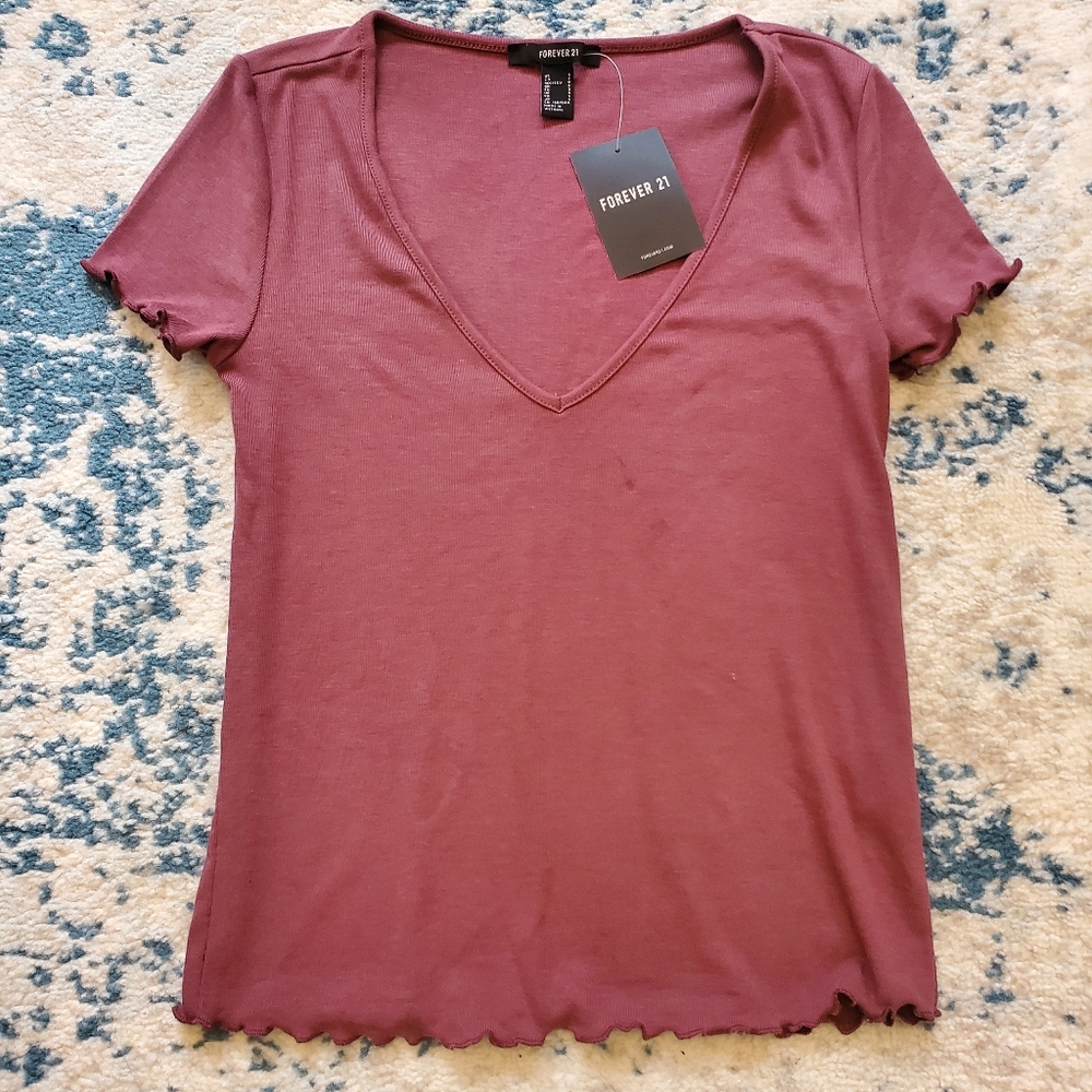NWT Dark Mauve Super Soft T-Shirt